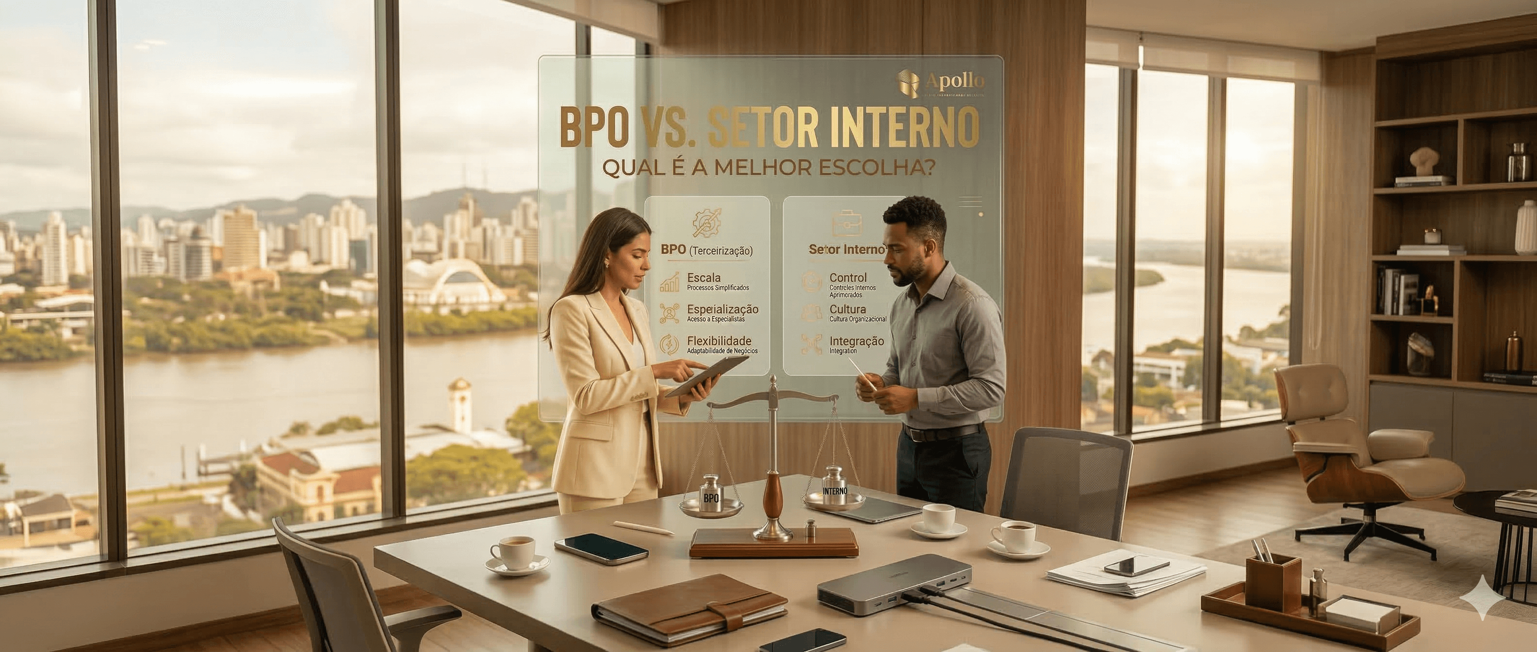 BPO financeiro ou financeiro interno: qual escolher