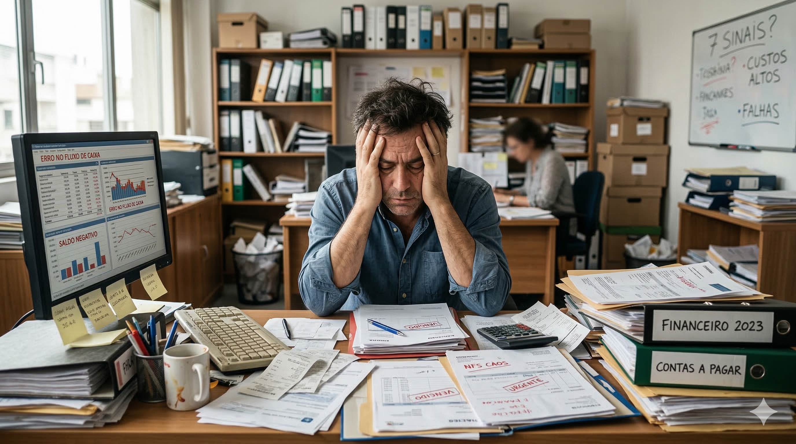 7 sinais de que o financeiro da sua empresa está desorganizado — blog contabilidade — Apollo Gestão Financeira 7 sinais de que o financeiro da sua empresa está desorganizado — blog contabilidade Apollo — Apollo Gestão Financeira