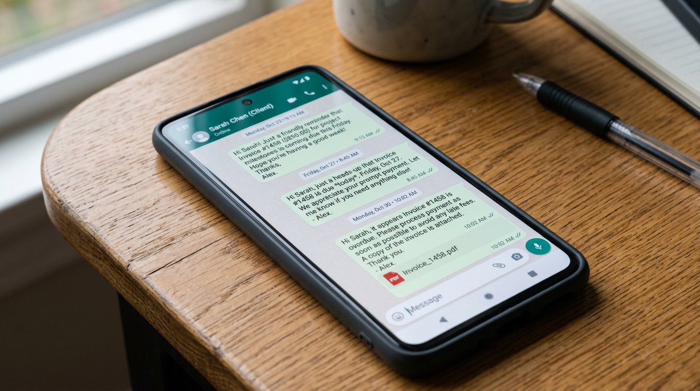 Régua de cobrança automática com lembretes escalonados por canal