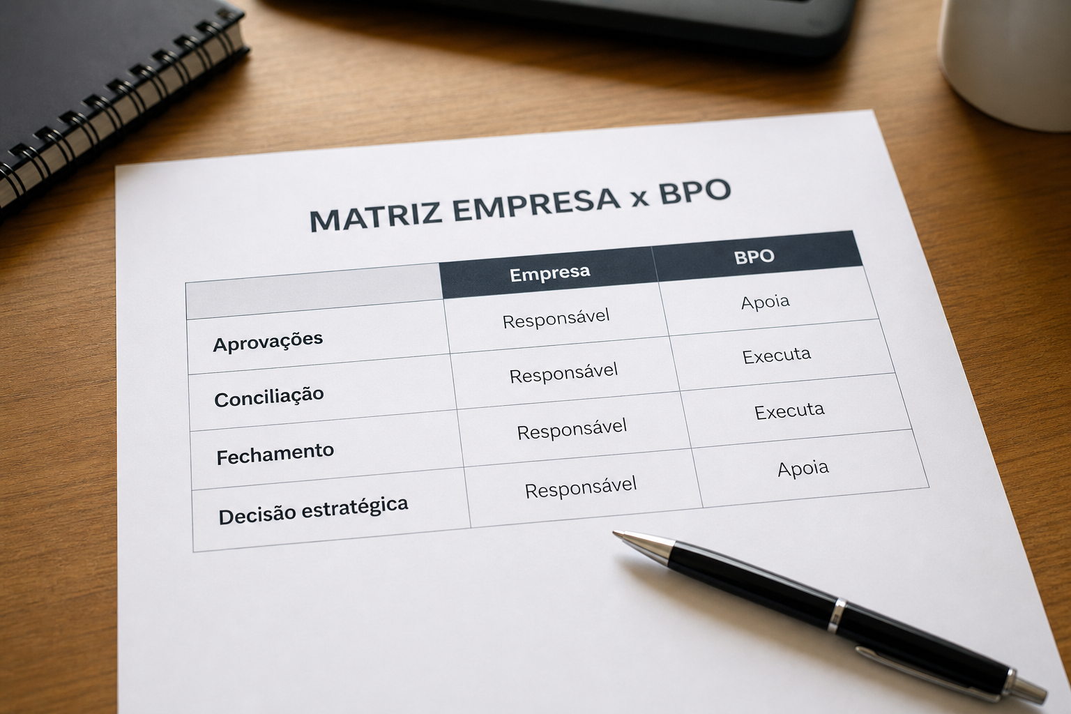 Matriz de responsabilidades entre empresa e BPO financeiro na terceirização — blog contabilidade — Apollo Gestão Financeira Matriz de responsabilidades entre empresa e BPO financeiro na terceirização — blog contabilidade — Apollo Gestão Financeira