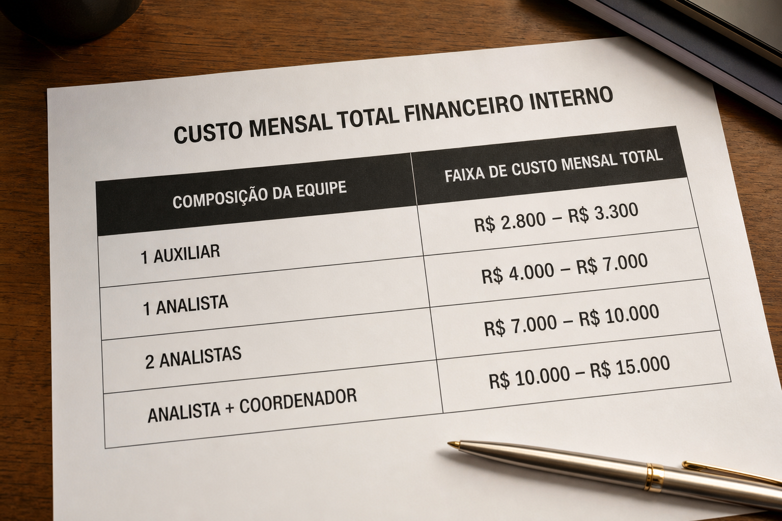 Tabela de custo mensal total do financeiro interno por estrutura de equipe — blog contabilidade — Apollo Gestão Financeira Tabela de custo mensal total do financeiro interno por estrutura de equipe — blog contabilidade — Apollo Gestão Financeira