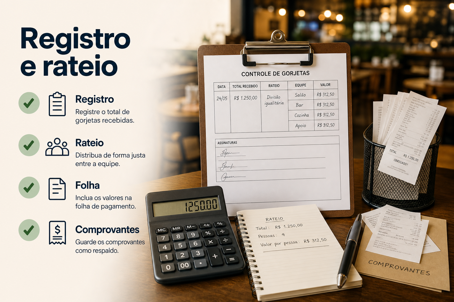 Checklist operacional de gorjeta, folha e rateio — blog contabilidade — Apollo Gestão Financeira Checklist operacional de gorjeta, folha e rateio — blog contabilidade — Apollo Gestão Financeira